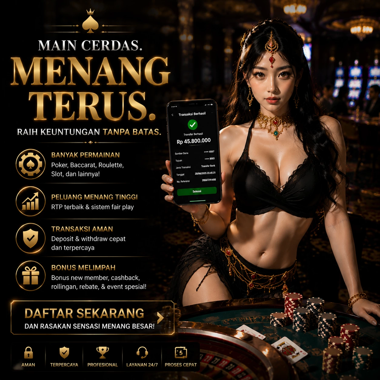 Tampilan antarmuka hongtogel APK v4.7.5 saat pengujian performa dan keamanan di perangkat Android